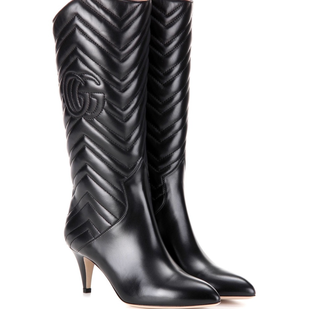 SOLD - not for sale - RARE! Gucci Matelasse Leather Quilted Boots